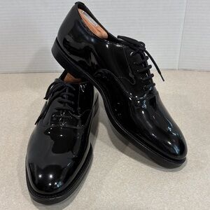Peal & Co for Brooks Brothers, Classic Black Patent leather Men's Dress Shoes
